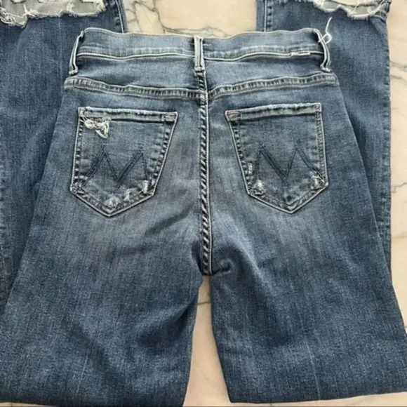 Mother The Insider Crop Step Chew in Dancing On Coals B442 - Picture 7 of 9